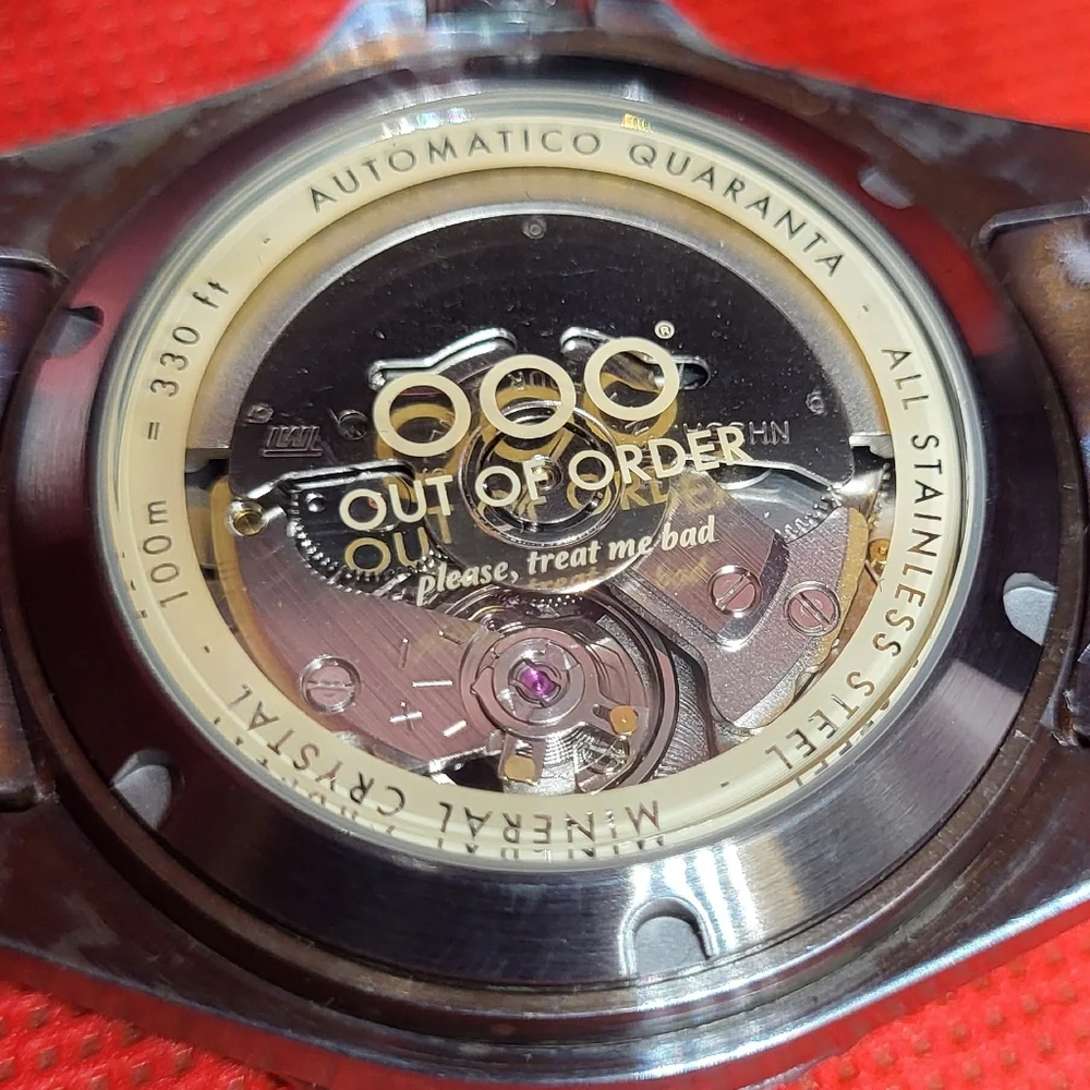 Automatico Quaranta Silver. Not Original Box, Like New. #66